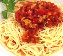 Спагетти с овощами