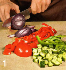 Греческий салат приготовление