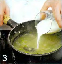 Ирландский суп с геркулесом и луком-пореем приготовление