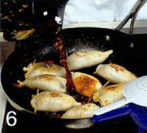 Кальмары фаршированные тушеными овощами и грибами приготовление