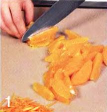 Карамельные апельсины с кампари  приготовление
