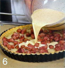 Лотаринский пирог приготовление