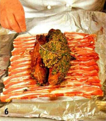 Свиная вырезка в беконе приготовление