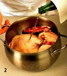 Утка, маринованная в пиве, с гарниром из яблок приготовление