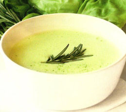 Суп-крем из зеленого салата