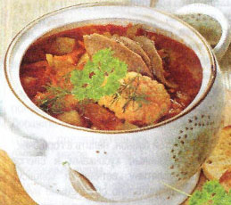 Томатный суп, запеченный в духовке