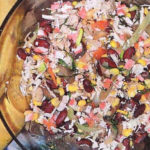 Печень трески с овощами