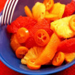 Ананасы с креветками