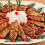 Свинина под овощами