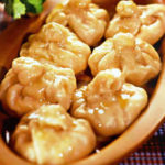 Японский суп с крабами и яйцами