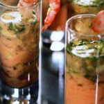 Торт с яичным кремом и виноградом