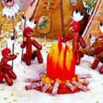 Тотемный шест из бананов и кешью