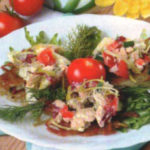 Грибы, фаршированные мясной начинкой