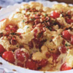 Картофельные тарталетки с сельдью