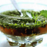 Картофельный салат с маринованными осьминогами