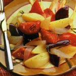 Грудинка индейки с двумя соусами