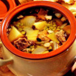 Салат из телятины с орехами