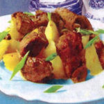 Куриные грудки с репой в сметане