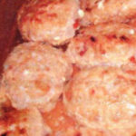 Шницели из куриных голеней с яблоками