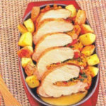 Свиная рулька с квашеной капустой