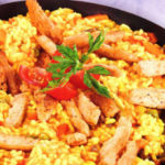 Тушеные кабачки в соусе бешамель