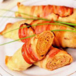 Рулетики из телятины с творогом