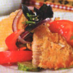 Фруктовый салат с курицей и имбирем