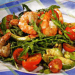 Салат с говяжьим языком