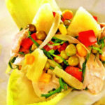 Курица, фаршированная апельсинами