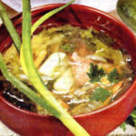 Ванильный пудинг с виноградным соусом