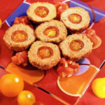 Морской окунь с копченой грудинкой